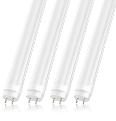 4FT T8 LED Tube Light Bulbs 22W 28W G13 Bi-Pin 4' Garage LED Shop Lights Frosted