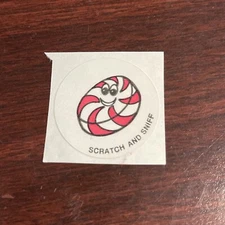 Vintage CTP Sniffy's MATTE Scratch and Sniff Stickers - Peppermint Candy
