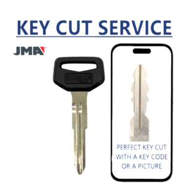 KEY CUT SERVICE +  Toyota TR25-P PLASTIC HEAD Mechanical Key