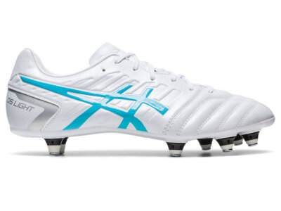 ASICS DS LIGHT GAIN ST Soccer Cleats Shoes WIDE White Aquarium