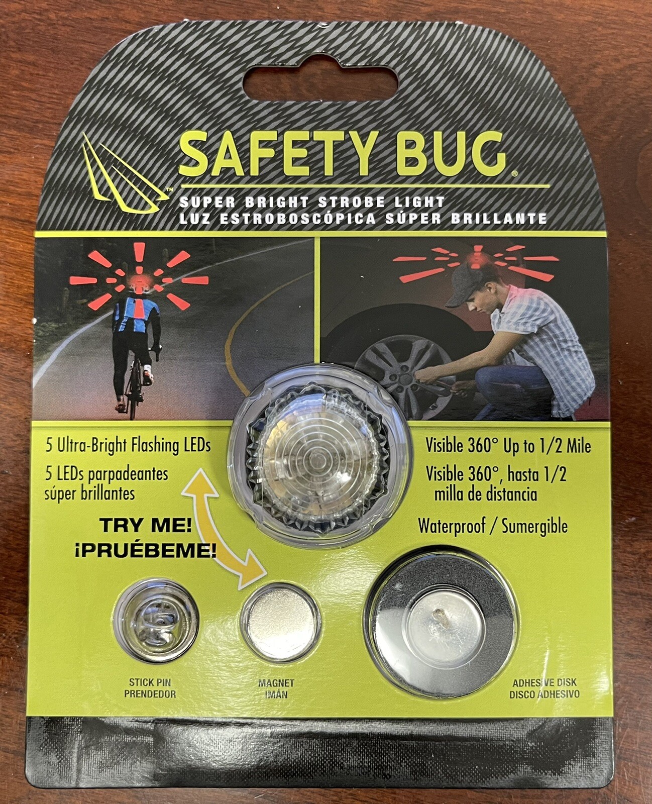 Warning Lights Panther Vision UTILITY LIGHTS LED SAFETY BUG Personal