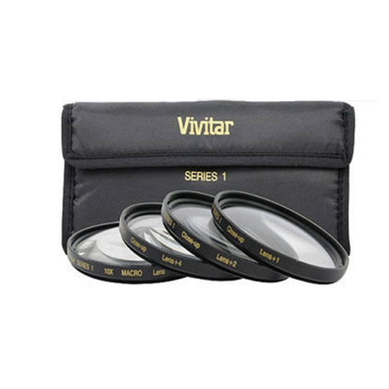 Vivitar Series 1 +1 +2 +4 +10 Close-Up Macro Filter Set with Pouch (72mm)
