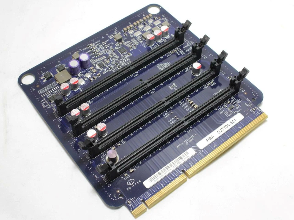 Apple Mac Pro A1186 Riser Board 4 Slots  2Gb DDR2 630-7667 922-7695 820-1981-A - Image 3 of 4