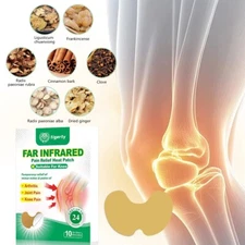 10pcs Knee Pain Relief Patch Herbal Plaster Muscle Strain Ache Pain Relieving US