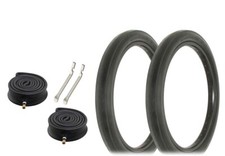 RALSON 20X 2.125 BLACK SLICK BICYCLE TIRES S-2 RIM SCHWINN STYLE HEAVYDUTY TUBES