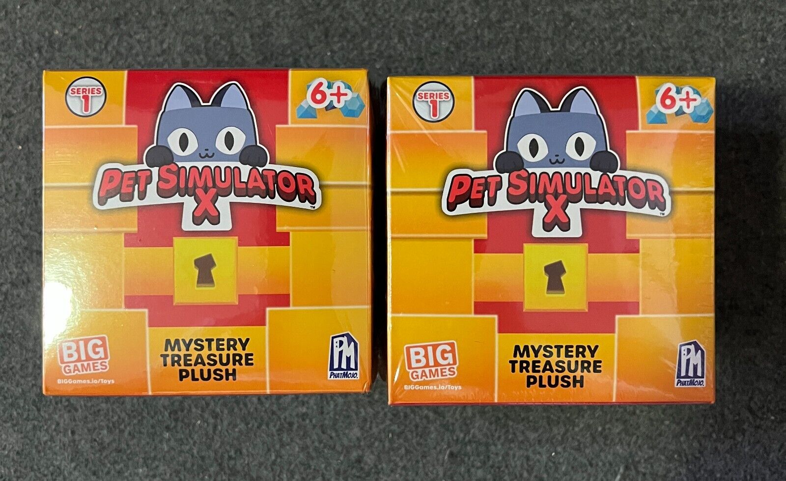  Pet Simulator X - Mystery Pet Treasure Plush 2-Pack (Two 4  Tall Plushies, Series 1) [Includes DLC] : Toys & Games