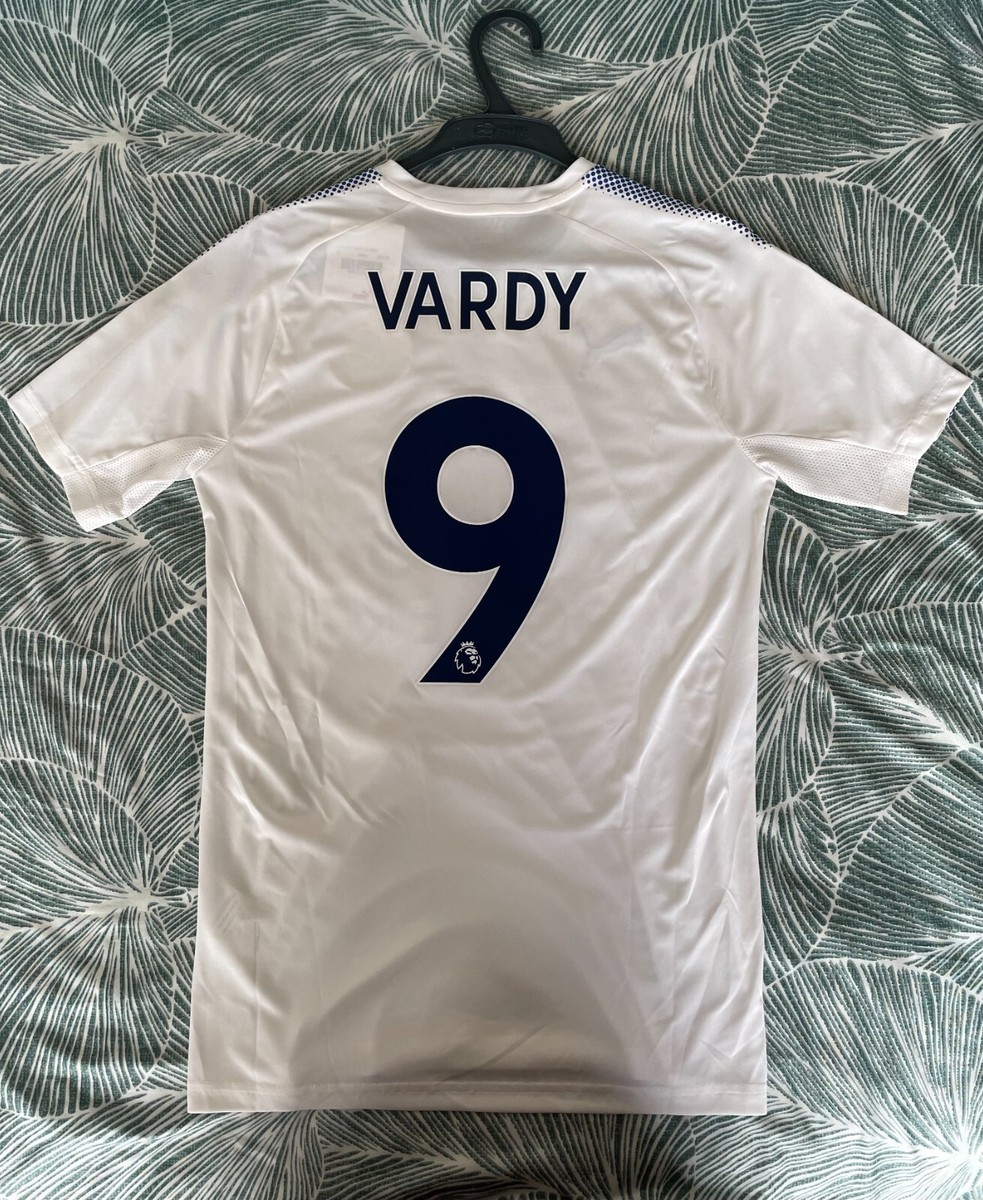 BNWT PUMA VARDY LEICESTER 17/18 AWAY Soccer Jersey Men´s SMALL