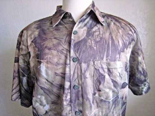 Arizona Jeans Co Vintage leichtes Mesh Camouflage Hemd Größe Herren Large - Bild 3 von 16