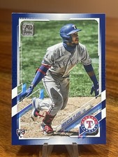 2021 Topps Series 1 Anderson Tejada Royal Blue Parallel Rookie Rangers RC #144