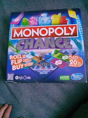Monopoly Chance Board Game for Adults and Kids | Fast-Paced Family Party Game