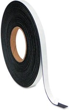 MasterVision 1/2" Adhesive Magnetic Roll Tape - 0.50" Width x 50 ft Length