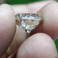 1 CT Natural White Diamond Portuguese Cut Round Shape VVS1 D Grade Certified V 6