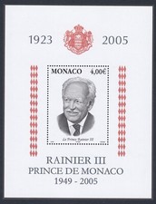 Principauté de Monaco  Bloc feuillet  N° BF 91  / 2005