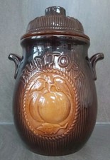 Vintage Scheurich RumPot Rumtopf West Germany Brown Preserve Pot Instructions 