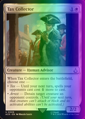 MTG Magic the Gathering Tax Collector (9/315) Assassin's Creed LP FOIL