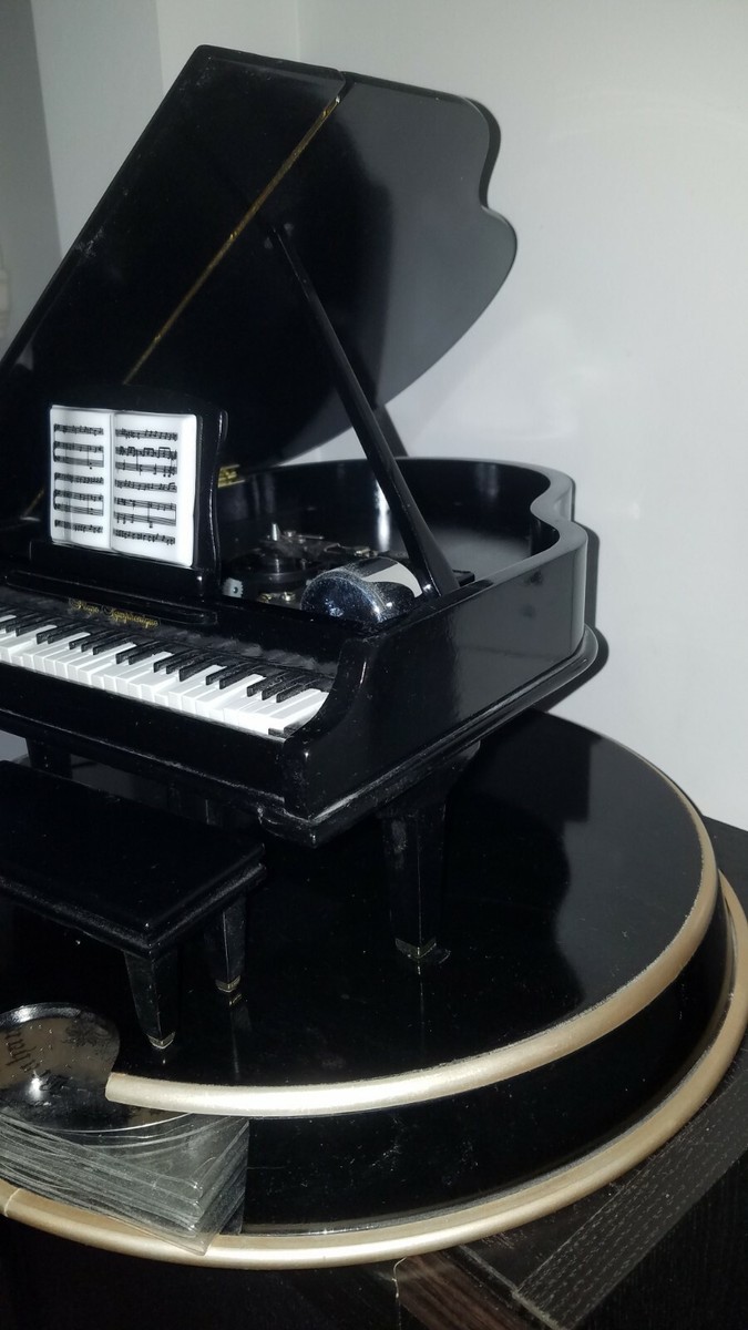Mr Christmas Collection Symphonique Grand Piano Music Box with 10