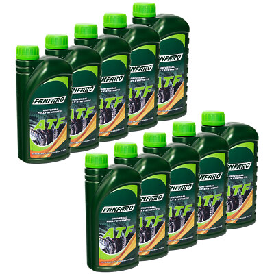 FANFARO ATF 10x 1 Liter Universal Synthetic Getriebeöl Dexron II III IV Getriebe