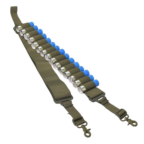 Tactical Shotgun Sling Shell Holder 15 Round 2 Point Gun Hunting Accessories - Picture 20 of 24