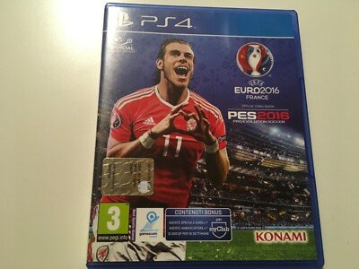 ps4 video game PES PRO EVOLUTION SOCCER EURO 2016 UEFA FRANCE PLAYSTATION 4
