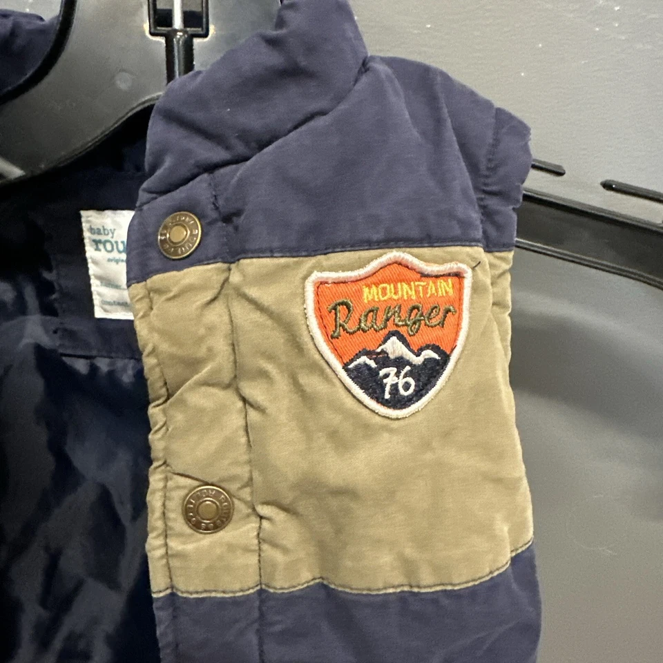 Baby Boys Baby Route66 Original Clothing Co. Mountain Ranger Vest Size 6/9 Month Foto 3 de 4