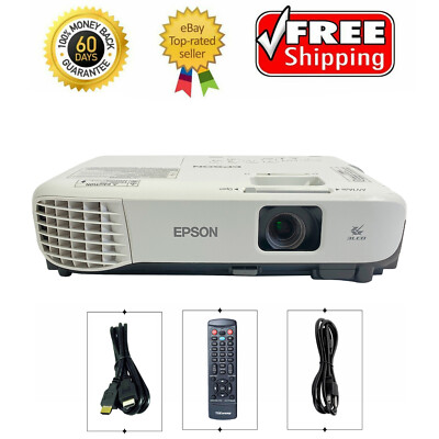 Epson VS250 3LCD Projector 3200 ANSI HD 1080p HDMI Portable H838A