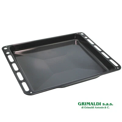TEGLIA BACINELLA LECCARDA SMALTATA PER FORNO SMEG 480370545 ORIGINALE SEMINUOVO