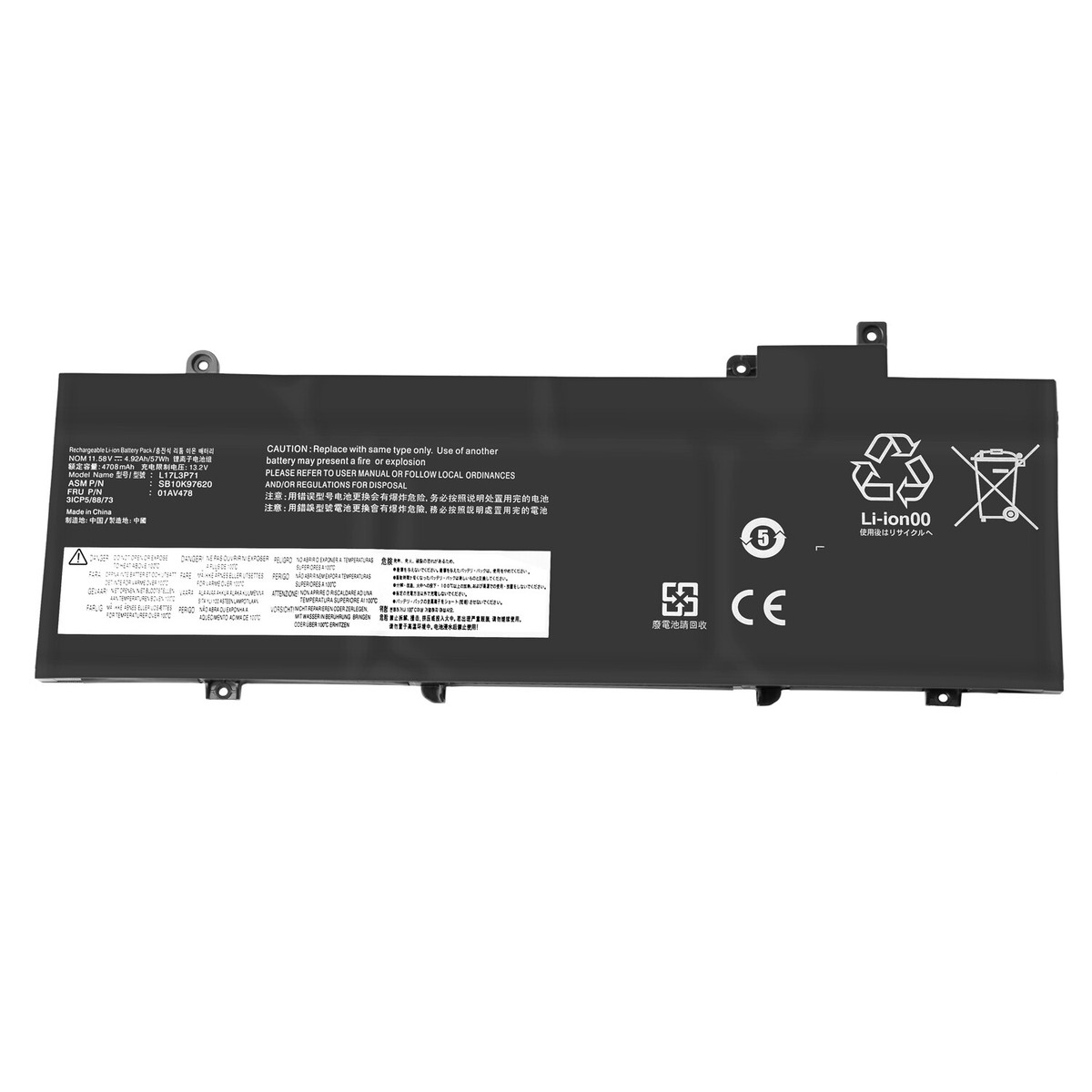 pour ordinateur portable Lenovo ThinkPad T480s series, T480s