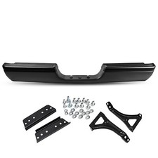 New Black Rear Step Bumper Assembly For 1994-2001 Ram 1500 1994-2002 Ram 2500 New Black Rear Step Bumper Assembly For 1994-2001 Ram 1500 1994-2002 Ram 2500