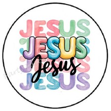 JESUS RELIGIOUS ENVELOPE SEALS LABELS STICKERS PARTY FAVORS