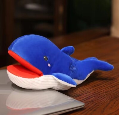 Blue Whale Hand Puppet 10 Inch Stuffed Animal Plush Toys Toddler Doll Kids Gifts