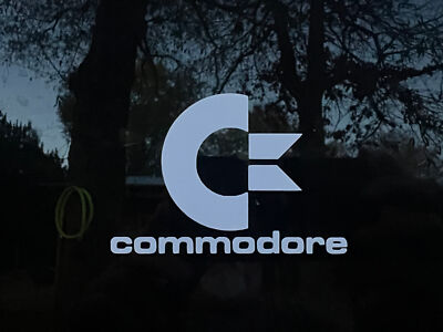 ''Commodore LOGO'' Commodore C64 - Vinyl Decal / Sticker
