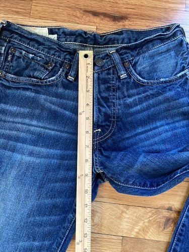 Abercrombie & Fitch Horton Jeans Mens 14 28x28 Dark Blue Denim Classic Straight - Picture 6 of 9