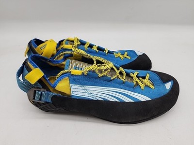 Puma Stealth Rock Climbing Shoes Men's Size 46 Blue Lace up