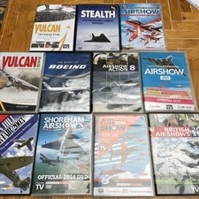 Bundle Job Lot Of Aviation Dvds x13 Air Shows And Aircrafts Planes