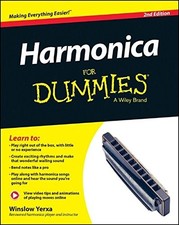HARMONICA FOR DUMMIES FOR DUMMIES SERIES By Winslow Yerxa Excellent Condition