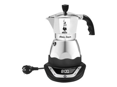 Bialetti Moka Timer 6 Cups Tea and Coffee Maker 0006093