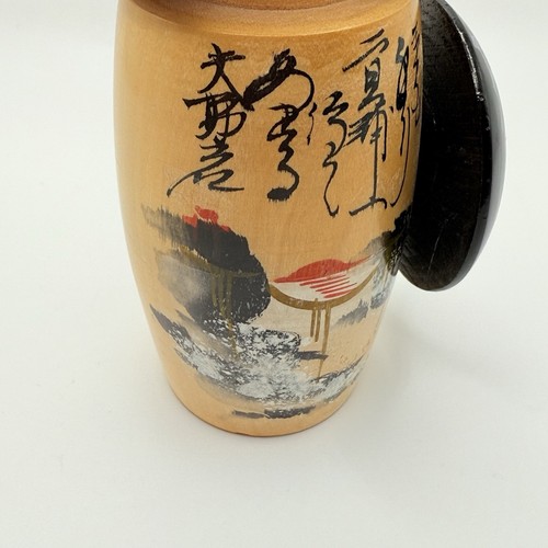 Vintage Japanese Creative KOKESHI Doll – Hand-Painted Folk Art - Picture 2 of 19