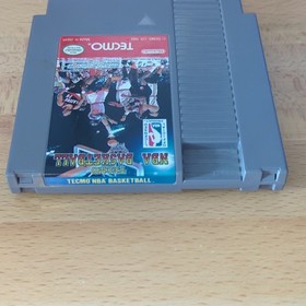 Tecmo Tecmo NBA Basketball Nintendo NES Cartridge NTSC-U/C US/Canada 1992
