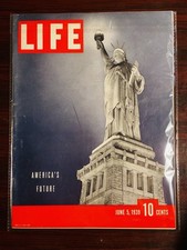 LIFE Magazine June 5, 1939 Statue of Liberty Cover - great condition