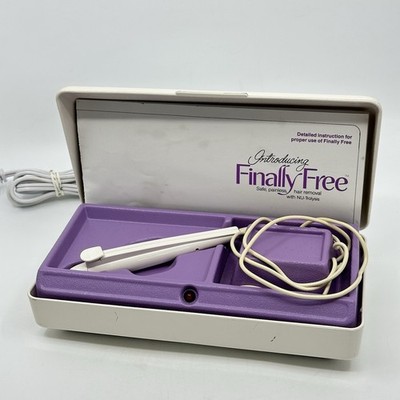 Finally Free F125 Home Electrolysis Hair Removal System USA For Parts Read Desc