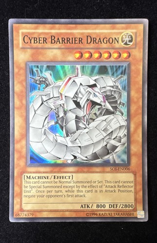 Cyber Barrier Dragon [Ultimate Rare] SOI-EN006 YuGiOh Shadow of Infinity card