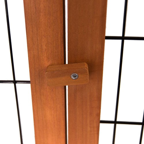 Holzauslauf Dreieck Haustierstall Meerschweinchen Kaninchen Outdoor Garten großes Gehege - Bild 6 von 6