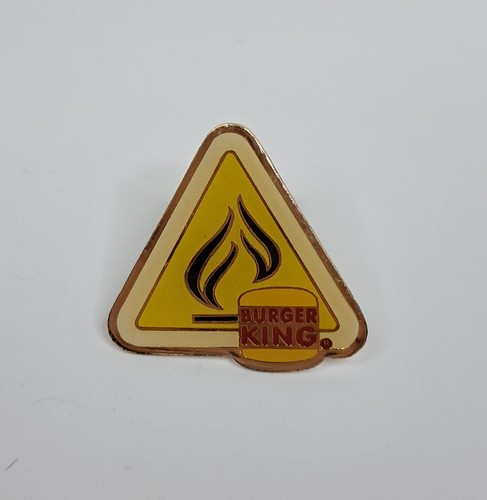 Burger King Flame Broiled Pin Vintage