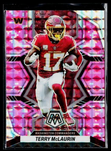 2022 Panini Mosaic Terry McLaurin Camo Pink 197
