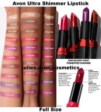 Avon Ultra Shimmer Lipstick SPF15 ~ FULL SIZE ~ Choose Shade