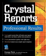 Crystal Reports Professional Results ..., Peck, George
