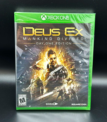 Deus Ex Mankind Divided Day One Edition Xbox One NEW SEALED ESRB Square Enix
