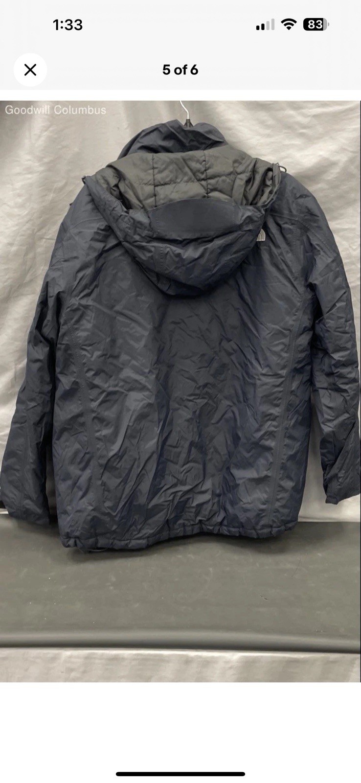 The North Face Coat Size Large Mens Regular Blue Insulated thumbnail 2