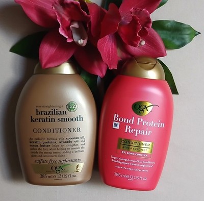 ogx Conditioner - Bond Protein + Brazilian Keratin Smooth je 385 ml