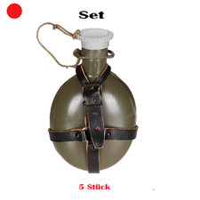 5 St&uuml;ck Original CZ/SK Feldflasche, M 60, Aluminium, neuw. Lagerspuren